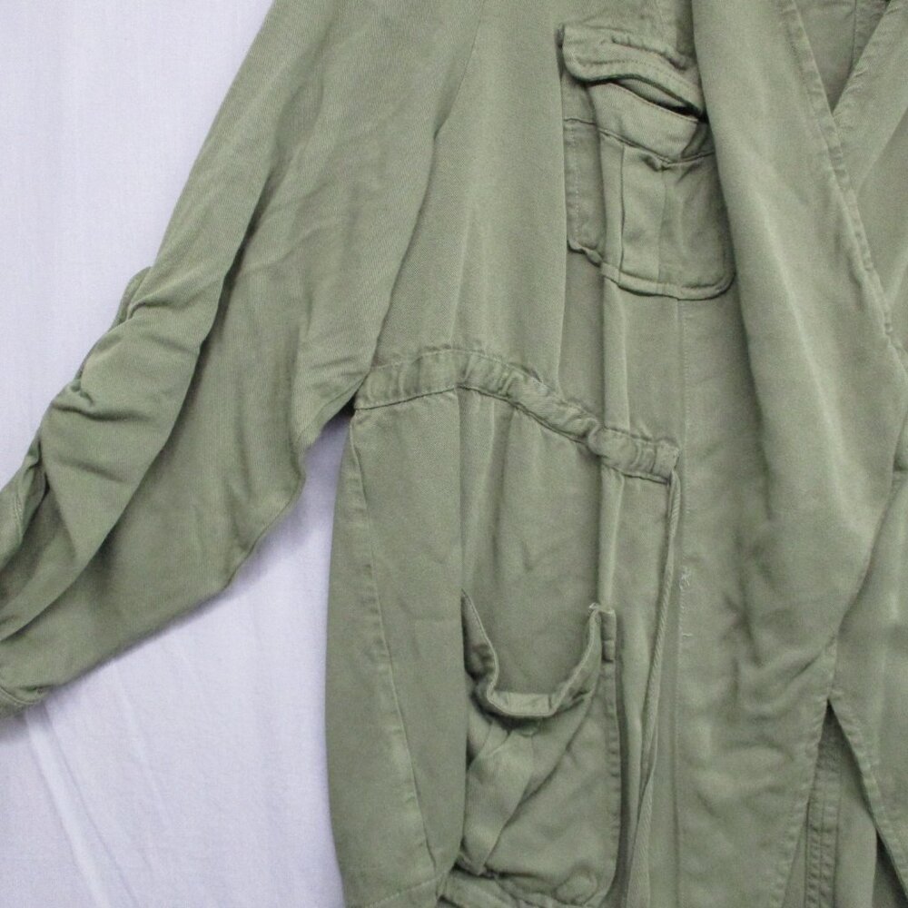 Torrid Tunic Open Top Quarter Sleeve W/ Pockets Army Green Women Size‎ | 1 - Picture 5 of 14